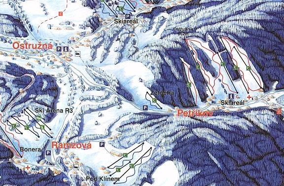 Ostružná – Petříkov – Ramzová – Ostružná